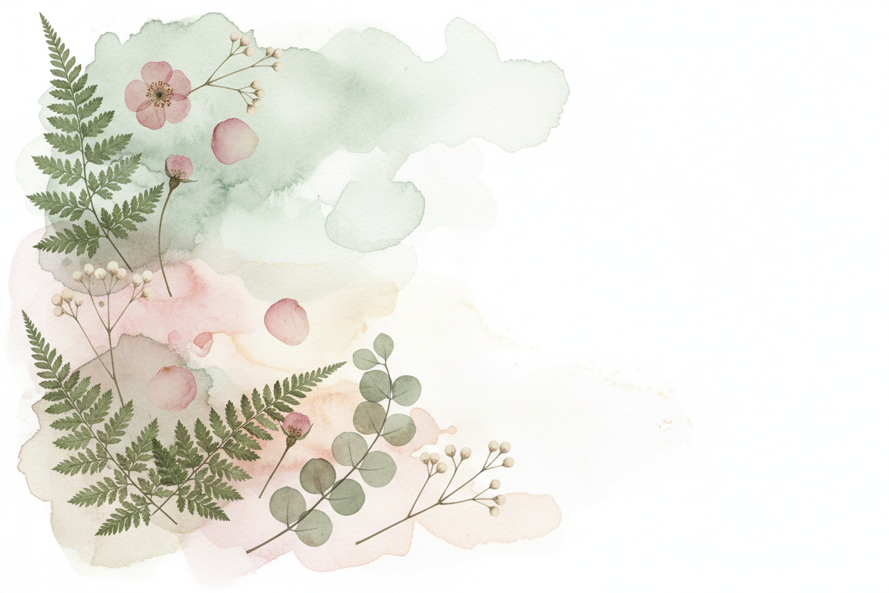 Botanical Watercolor Background